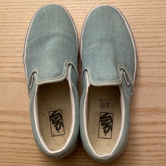 Vans Other - Denim vans slip ons